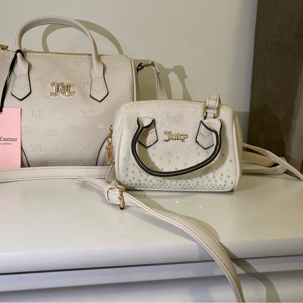 Juicy Couture Ivory Satchel and Crossbody Set - Picture 2 of 4